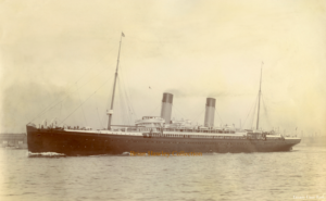 The White Star liner Majestic of 1889, the ship that first brought Wheeler to the United States.